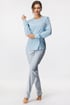 Katoenen pyjama Celeste DDF63I301_pyz_01 - lichtblauw