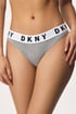 Kalhotky DKNY Cozy Bikini klasické DK4513grey_kal_28 - šedá