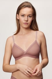 Podprsenka DKNY Sheer Rosewood nevyztužená