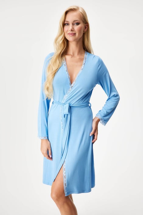 Badjas Signature Liliana lace kort Badjas Signature Liliana lace kort