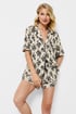 Pyjama Dakara kurz Dakara_pyz_02 - beige-schwarz