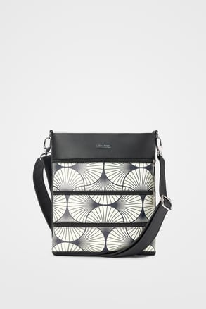 Dara bags Dariana Middle FAN Cream crossbody női táska