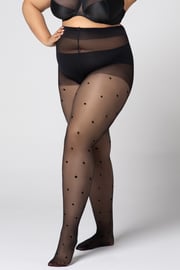 Diamond Plus Size harisnyanadrág, 30 DEN