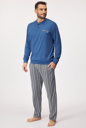 Blaugrauer Pyjama Ranald