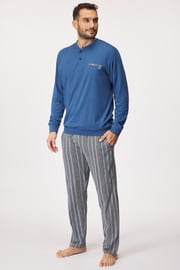 Pijama Ranald albastru-gri