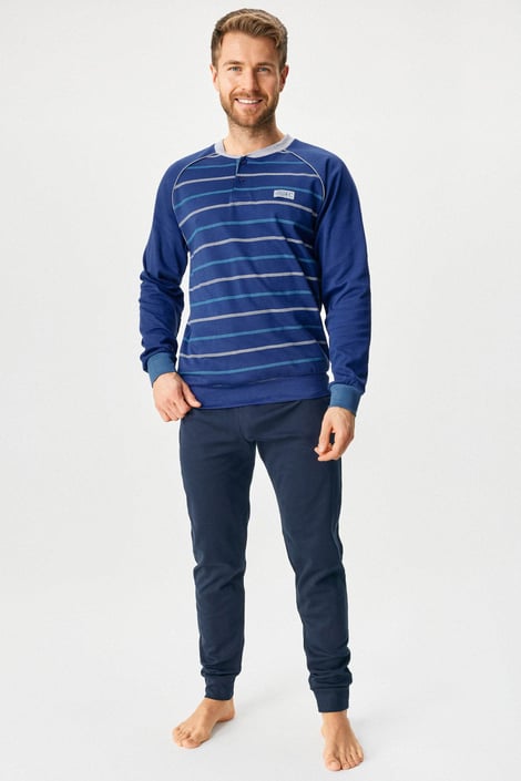 Памучна пижама Dean дълга