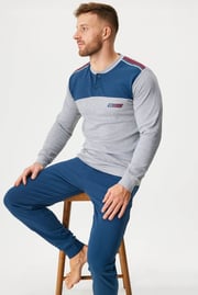 Katoenen pyjama Bjorn lang