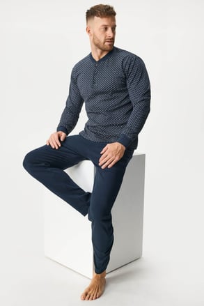 Bavlněné pyžamo Jimmy dlouhé