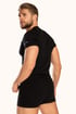 Tricou bărbătesc V neck, negru ET1001_blk_tri_03