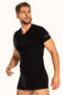 Tricou bărbătesc V neck, negru ET1001_blk_tri_04