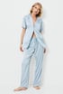 Essy Aruelle szatén pizsama, hosszú Essy_pyz_02 - világoskék