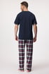 MEN-A Wiliam hosszú pizsama FC001LM_pyz_03 - színes