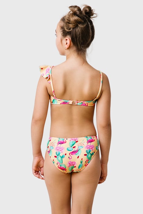 Dziewczęcy dwuczęściowy strój kąpielowy Flamingos | Astratex.pl