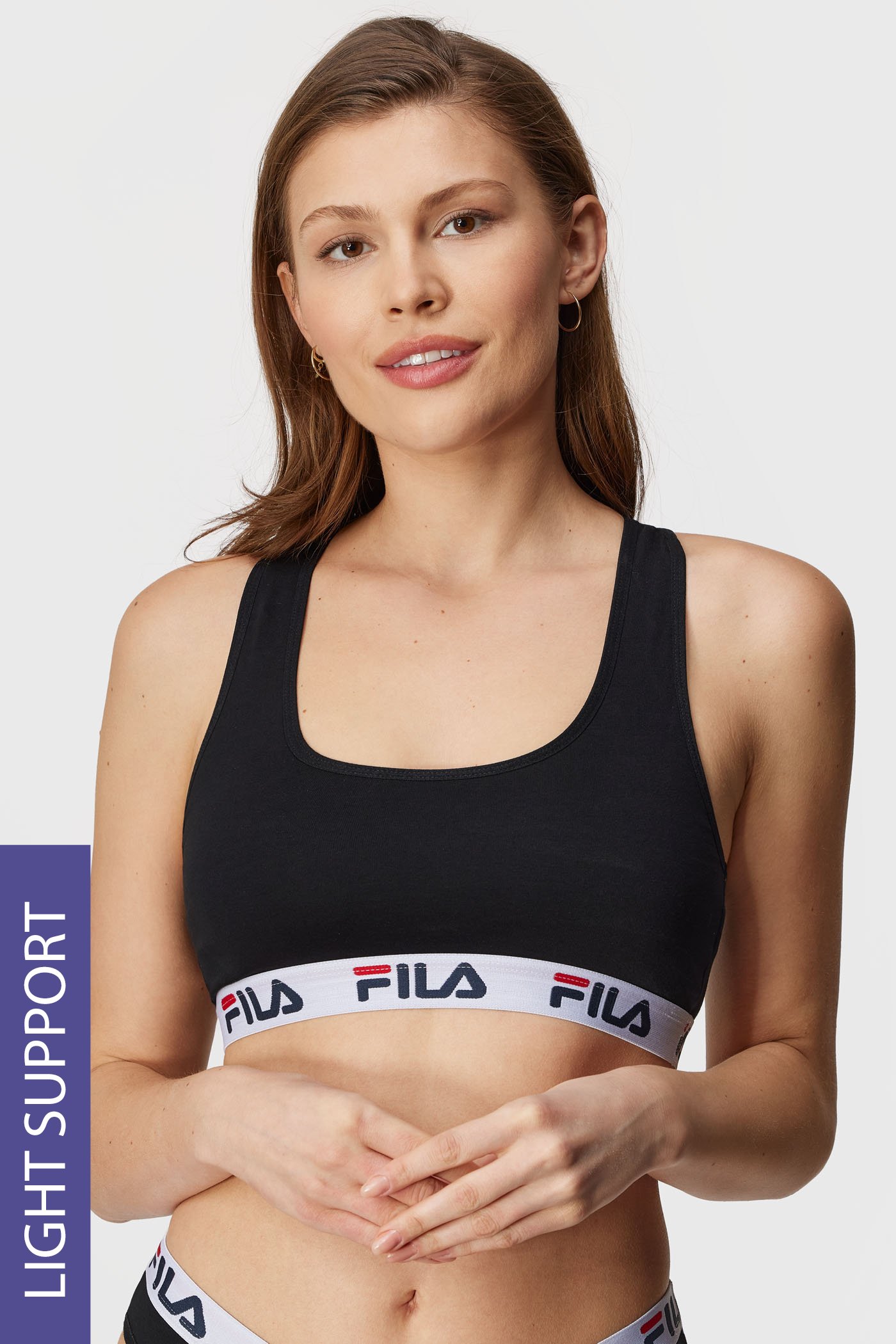Αθλητικό σουτιέν Fila Underwear Black | Astratex.gr