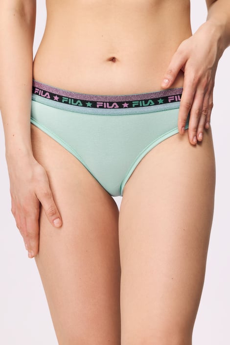 FILA Underwear Brazilian Aqua Green bugyi