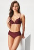 Biustonosz Origins Shimmer Wine Push-Up Plunge FXPG0058ME032_06