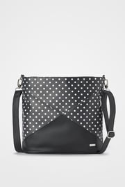 Dara bags Florrie Middle BW Dots női válltáska