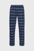 Pantaloni pijama din bumbac MEN-A Holiday GB001LM_kal_01 - albastru