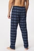 Bavlnené pyžamové nohavice MEN-A Holiday GB001LM_kal_04 - modrá