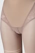 Bodi za oblikovanje postave s hlačnico Glossy Shape GFbodylong_bod_13 - pudrasta