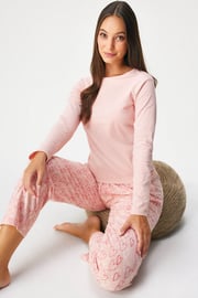 Baumwollpyjama Hearts lang I