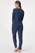 Pijama din bumbac Bluette dots lungă GP6040_pyz_04