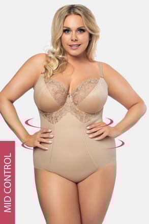 Dámska sťahovacie body Gala béžové Dámska sťahovacie body Gala béžové