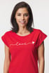Ženska spalna srajca Love rdeča HC005_kos_04