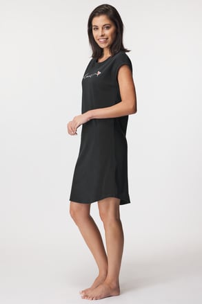 Damen-Nachthemd Love Black Damen-Nachthemd Love Black