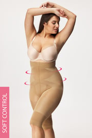 Majtki modelujące PLUS SIZE Smoothwear z nogawkami