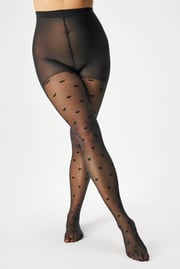 Harisnyanadrág Plus Size Hearts 30 DEN Harisnyanadrág Plus Size Hearts 30 DEN