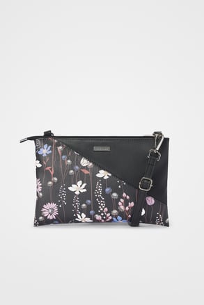 Crossbody kabelka Dara bags Helen Middle Blue Flower