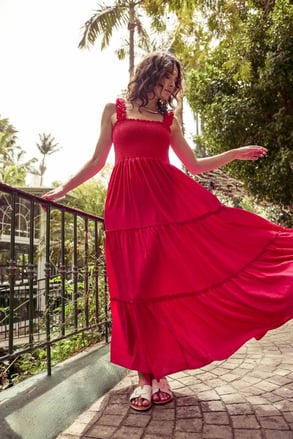 Obleka za plažo Iconique Violet