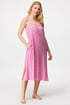 Ženska spalna srajca Ralph Lauren Pink Stripe ILN02236_kos_01 - bela-roza