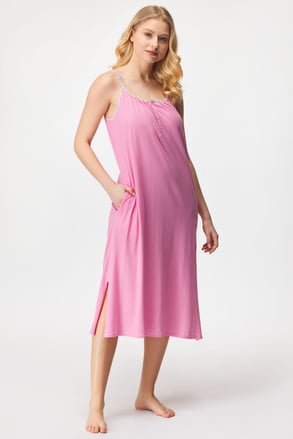 Damen-Nachthemd Ralph Lauren Pink Stripe