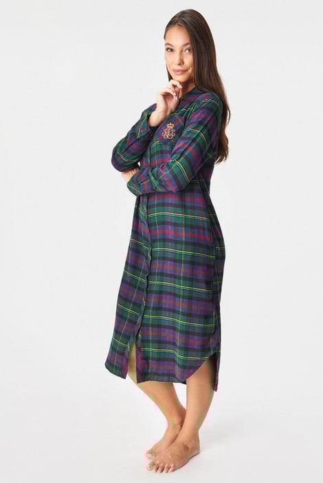 Nachthemd Ralph Lauren Brushed Twill lang