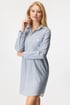 Cămașă de noapte Ralph Lauren Chemise ILN32257_kos_01 - albastru-alb