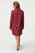 Cămașă de noapte din flanelă Ralph Lauren Ella scurtă ILN32281_kos_06
