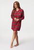 Cămașă de noapte din flanelă Ralph Lauren Ella scurtă ILN32281_kos_08