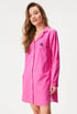 Koszula nocna Ralph Lauren Classic Pink Stripe krótka ILN32399_kos_01