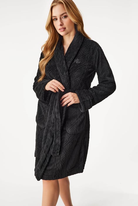 Ζεστή ρόμπα Ralph Lauren Shawl Collar κοντή Ζεστή ρόμπα Ralph Lauren Shawl Collar κοντή