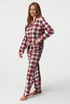 Dolga topla pižama iz flisa Ralph Lauren Lisa ILN92283F_pyz_03 - večbarvna