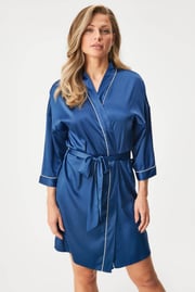 Satenski ogrtač Satine kratki