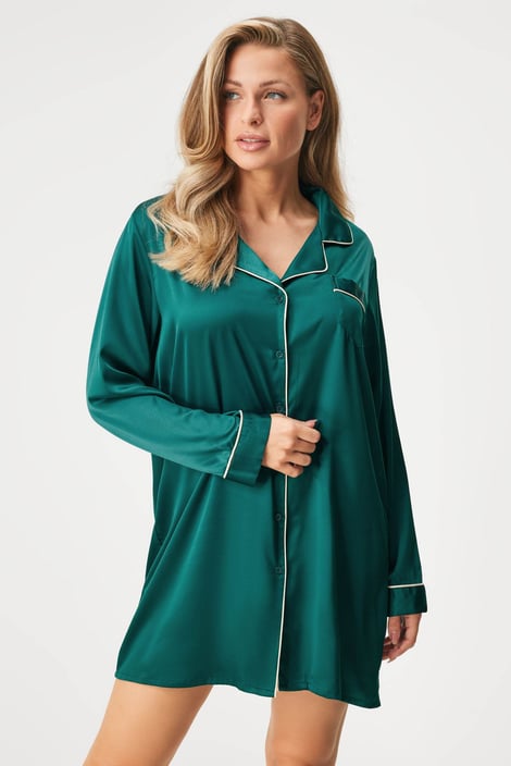 Saténová nočná košeľa Satine krátka