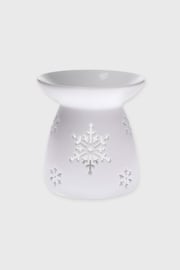 Porcelanowa lampa do aromaterapii Snowflake Porcelanowa lampa do aromaterapii Snowflake