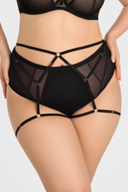 Centură portjartier strappy Just Black