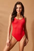 Jednoczęściowy strój kąpielowy Calvin Klein Meta Legacy KW0KW02422XNE_02 - czerwony