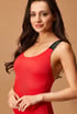 Calvin Klein Meta Legacy egyrészes fürdőruha KW0KW02422XNE_04 - piros