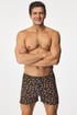 Boxershort Karlos Fastfood Karlos_fastf_tre_01 - zwartbruin