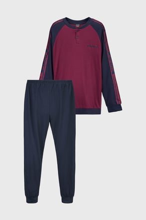 Ανδρική βαμβακερή πιτζάμα Trevino μακριά